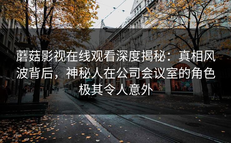 蘑菇影视在线观看深度揭秘：真相风波背后，神秘人在公司会议室的角色极其令人意外