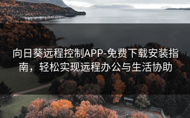 向日葵远程控制APP-免费下载安装指南，轻松实现远程办公与生活协助